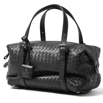 BOTTEGA VENETA ボッテガヴェネタ バッグ レプリカ レザーボストンバッグ 272801 v0016 8175 モンテーニュバッグ ブラック レディース